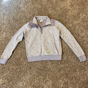 Victoria’s Secret pink 1/4 zip sweatshirt